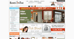 Desktop Screenshot of blindsontime.com